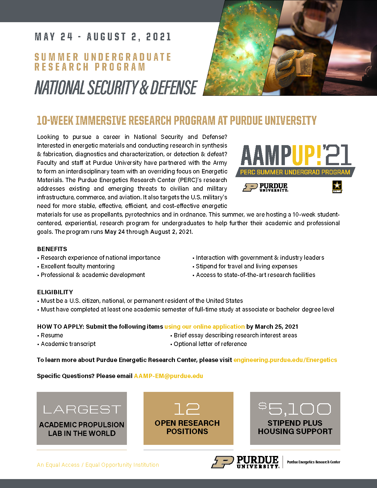AAMP Summer Research Program at Purdue AAE Flight Plan Newsletter